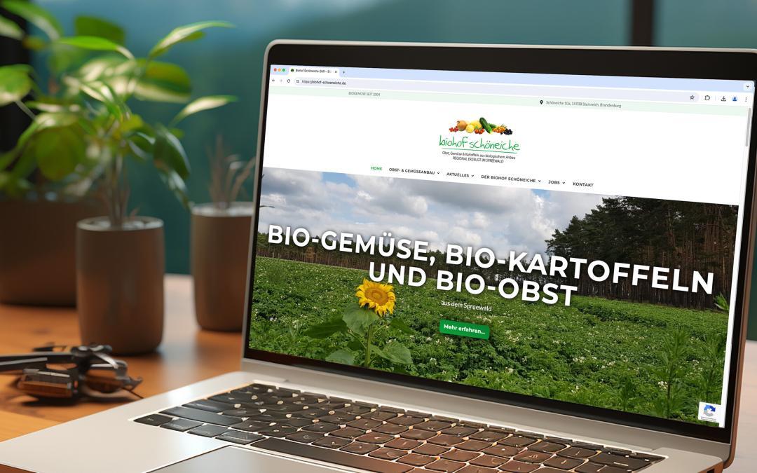 Biohof Schöneiche KG – Website