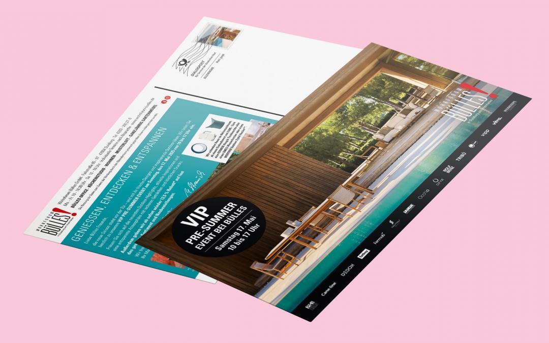 Wohnforum Bülles GmbH – Postkarte